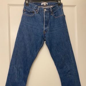 Re/Done crop Jean